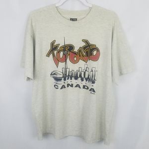 Vintage BEST Tee 50/50 Toronto, Canada Graphic T Shirt Single Stich Made in USA